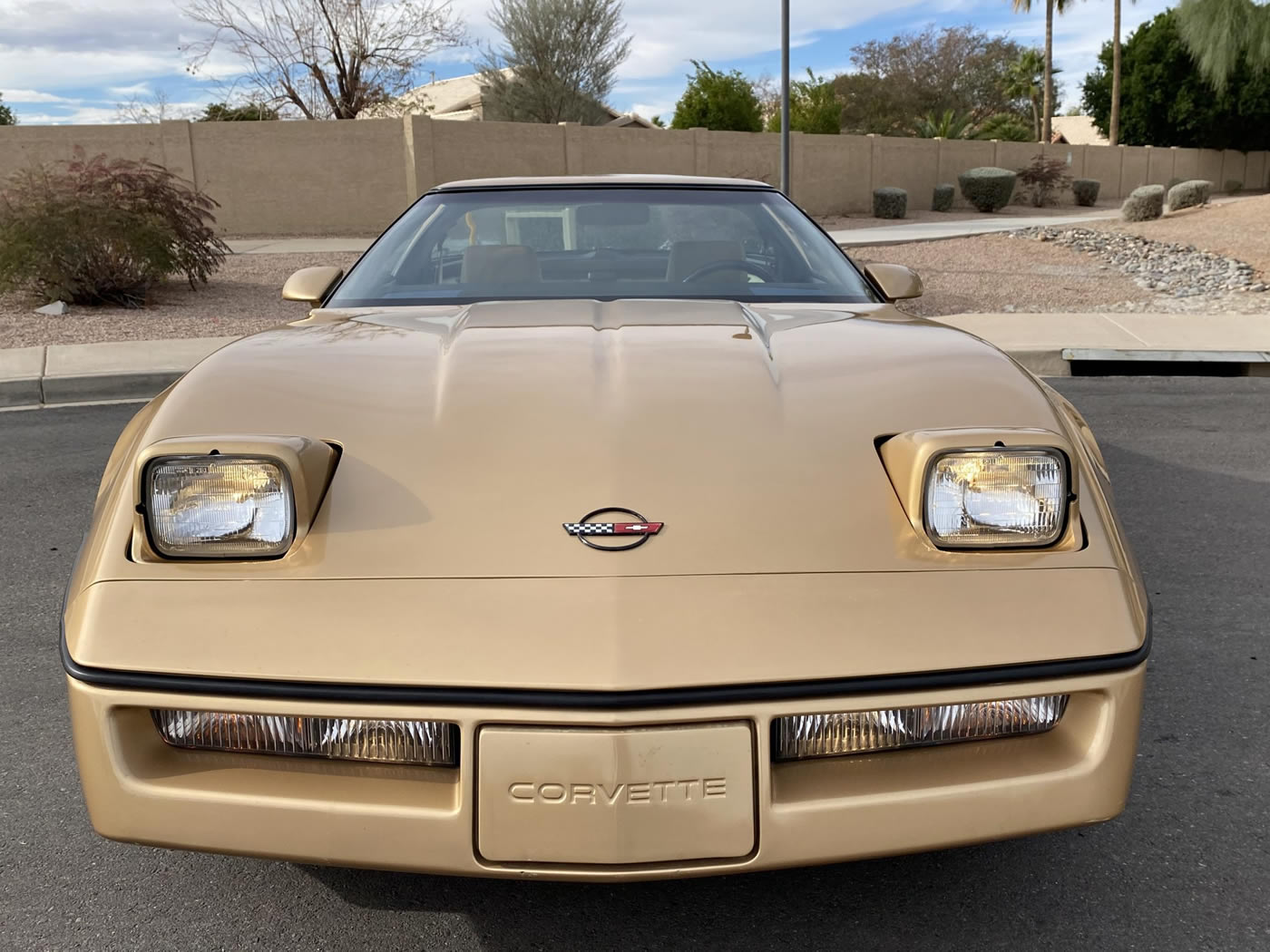 1985 Corvette in Gold Metallic