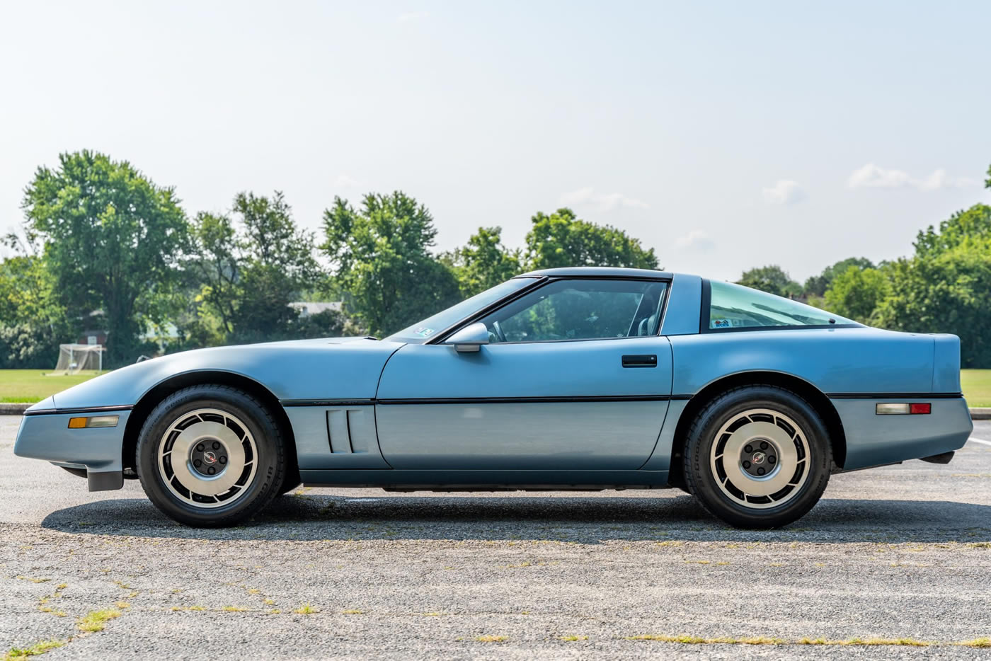 1985 Corvette in Light Blue Metallic