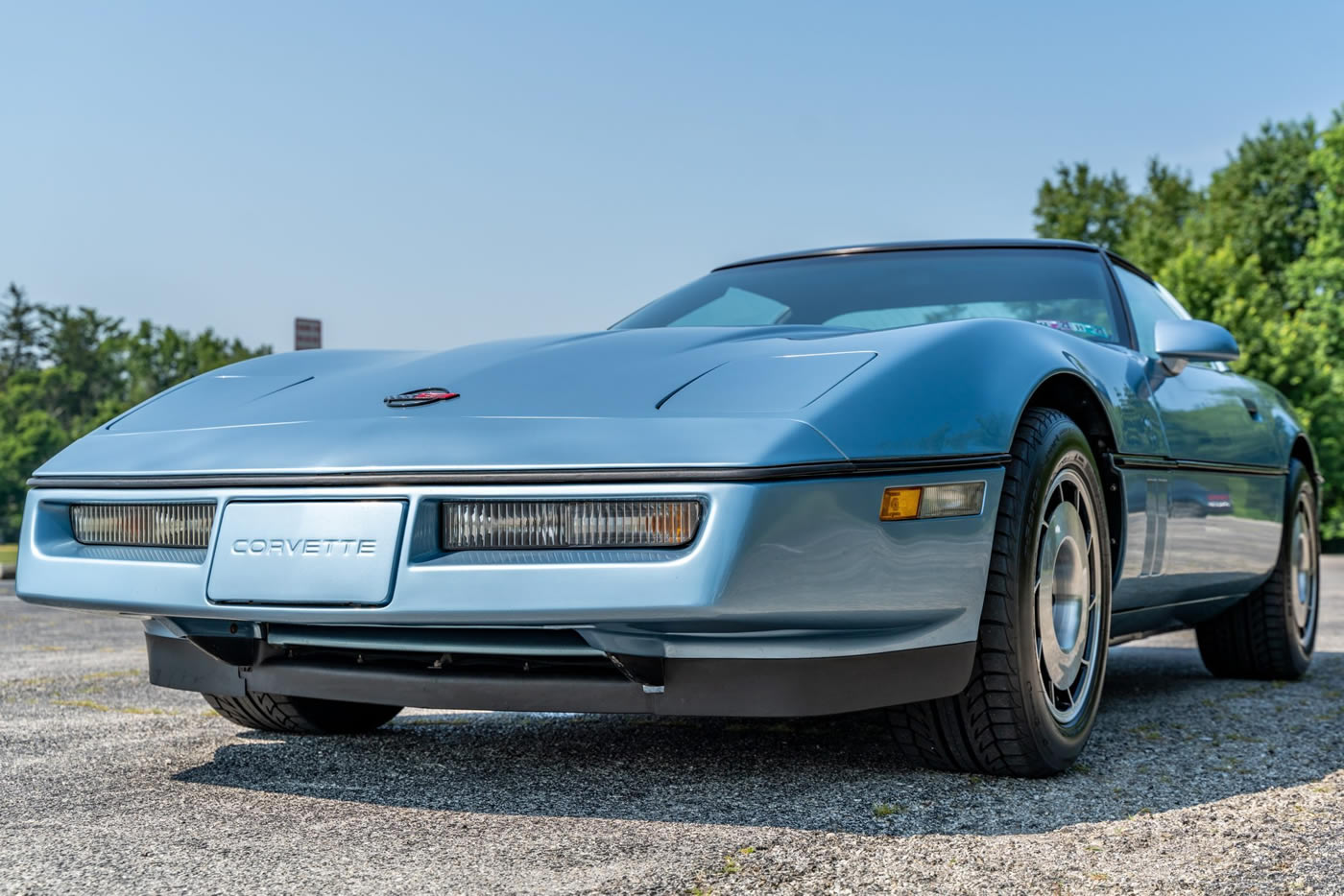 1985 Corvette in Light Blue Metallic