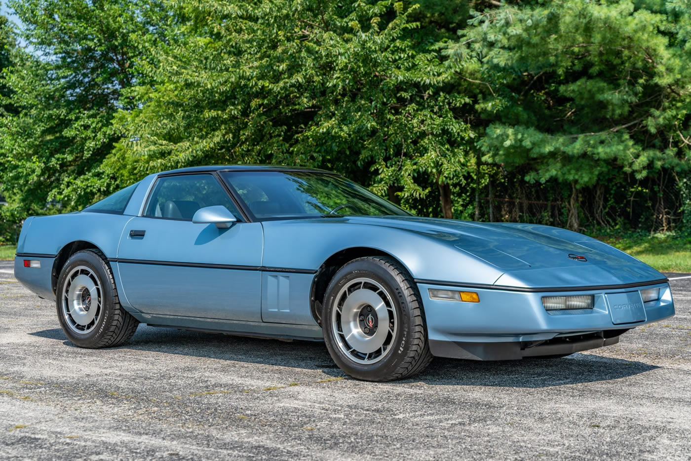 1985 Corvette in Light Blue Metallic