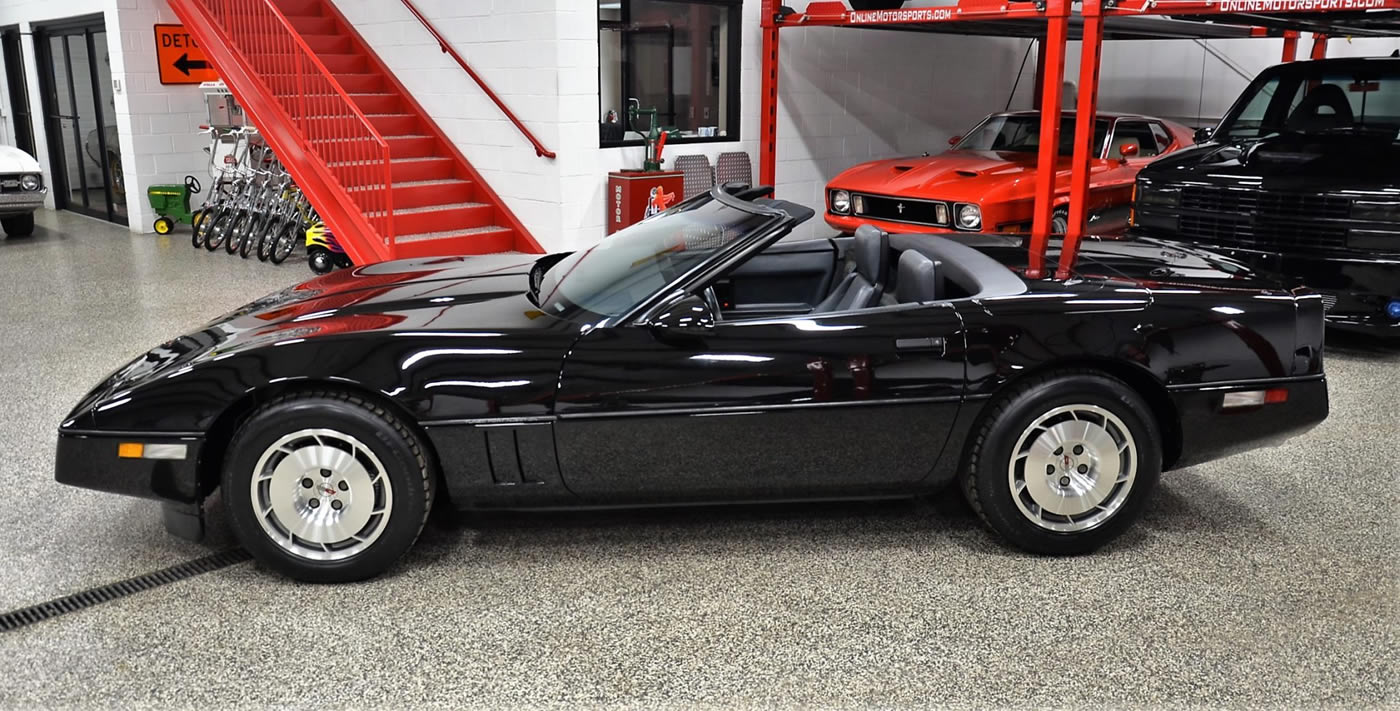1986 Corvette Convertible in Black