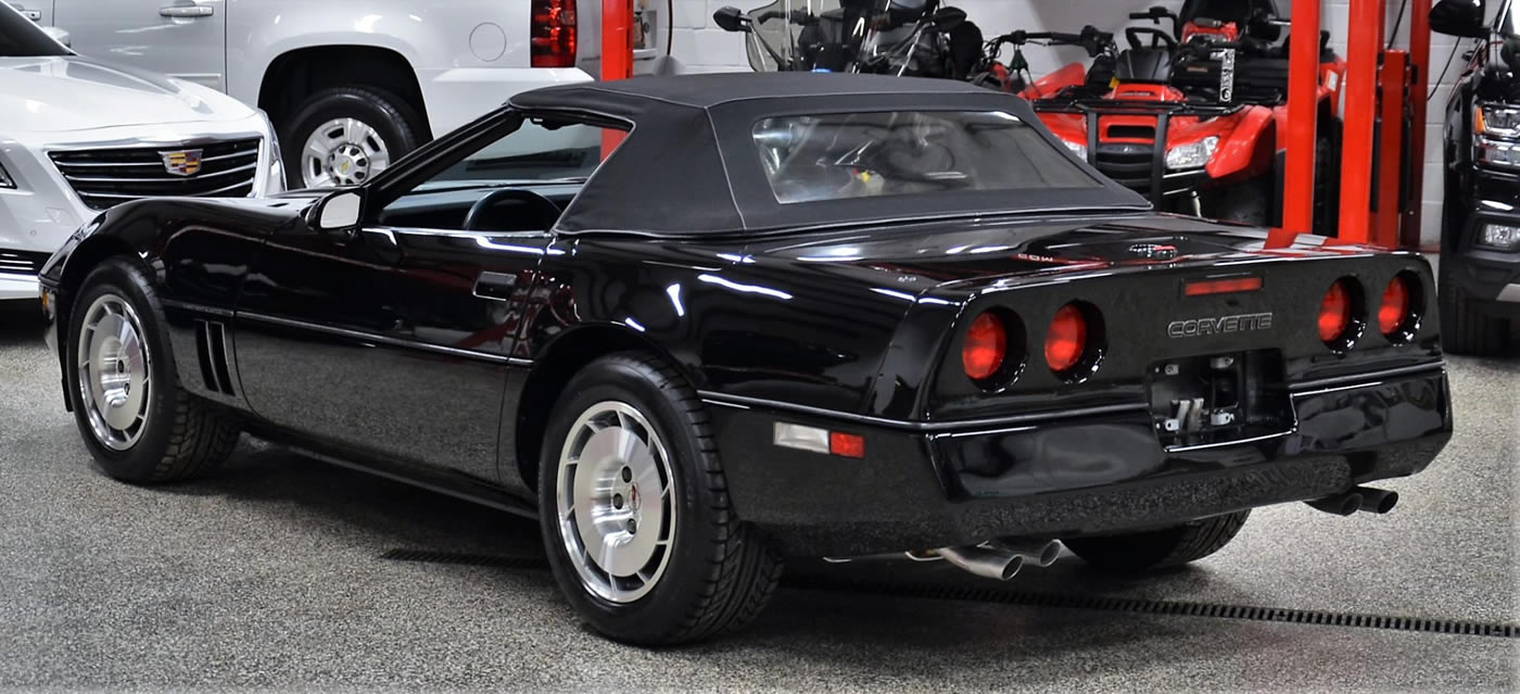 1986 Corvette Convertible in Black