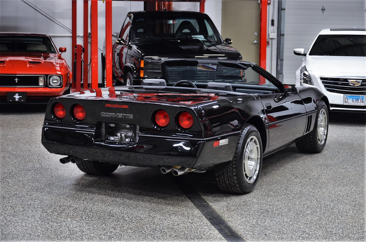 1986 Corvette Convertible in Black