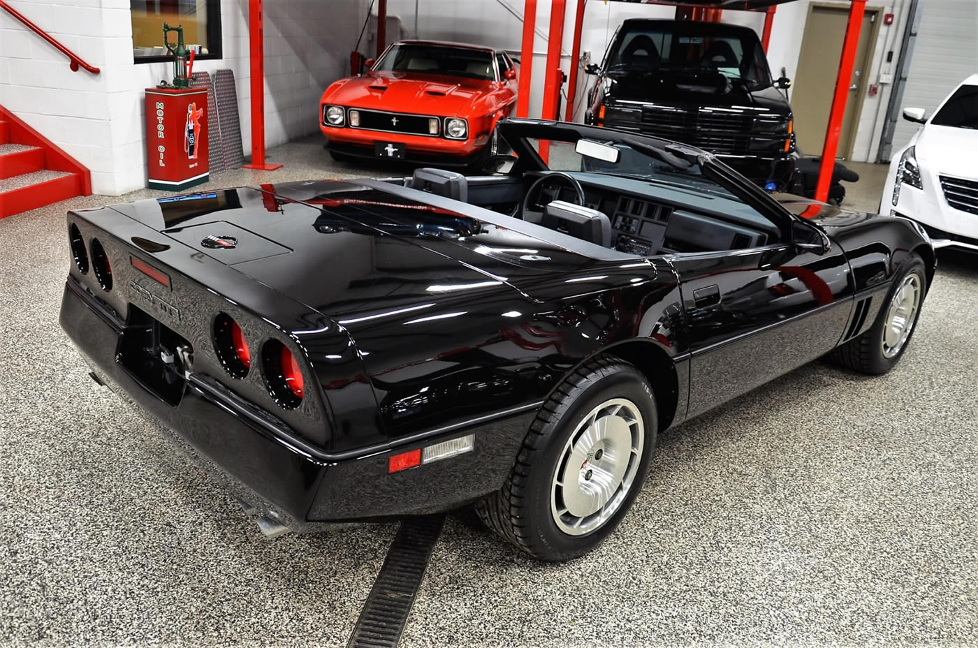 1986 Corvette Convertible in Black