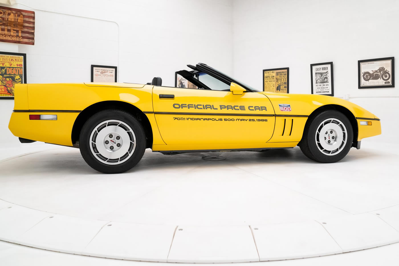 1986 Corvette Convertible in Yellow