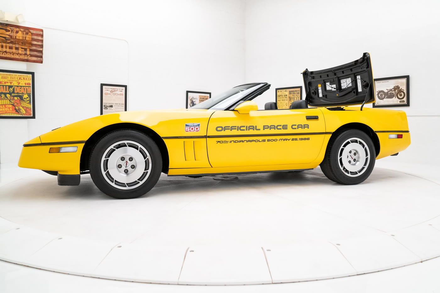 1986 Corvette Convertible in Yellow