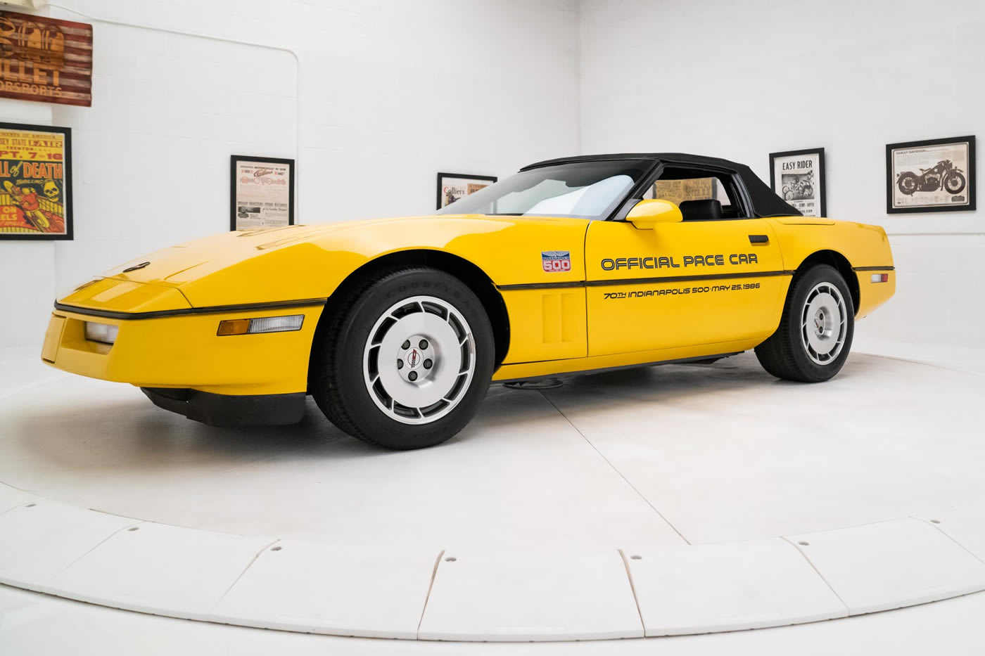 1986 Corvette Convertible in Yellow