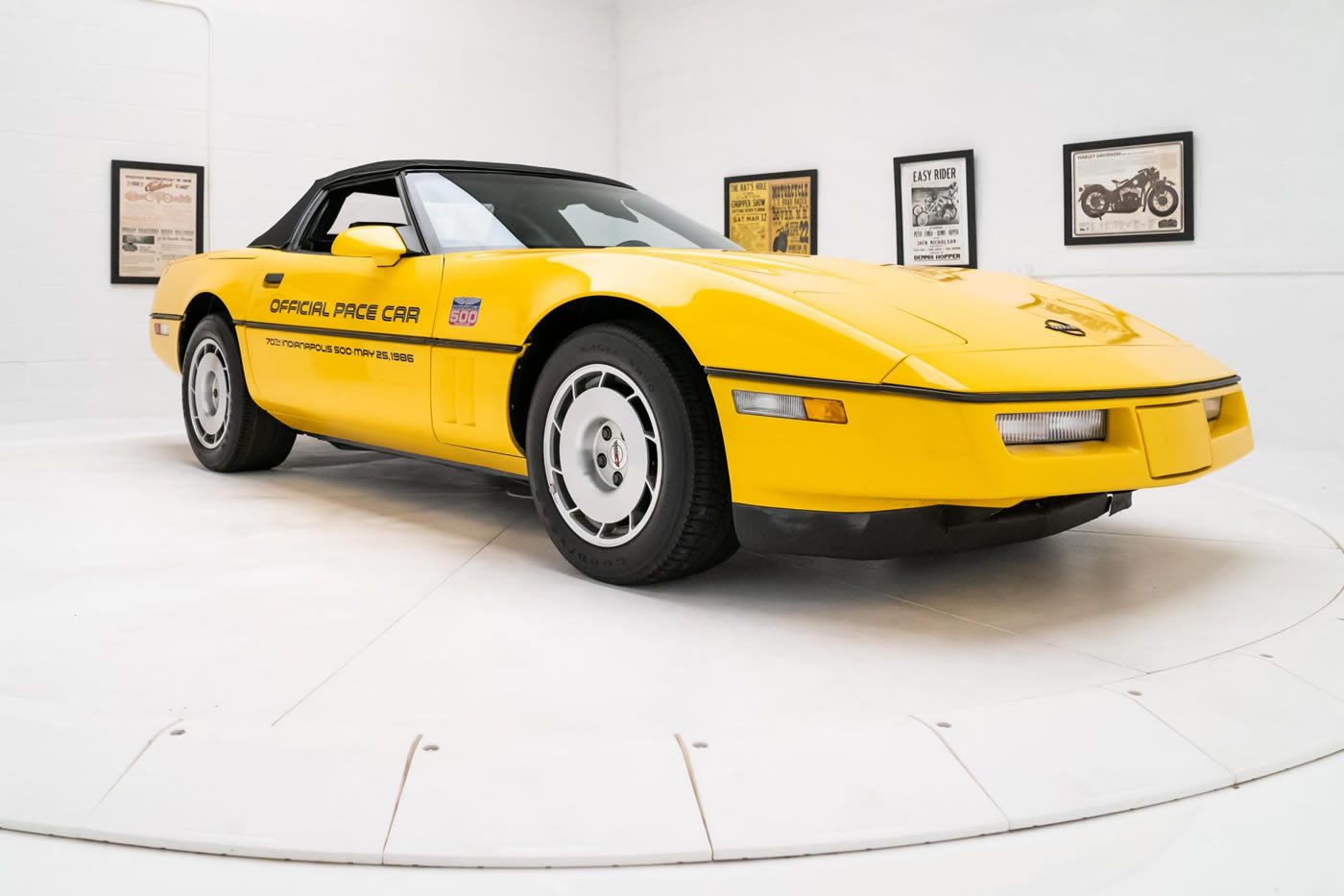 1986 Corvette Convertible in Yellow