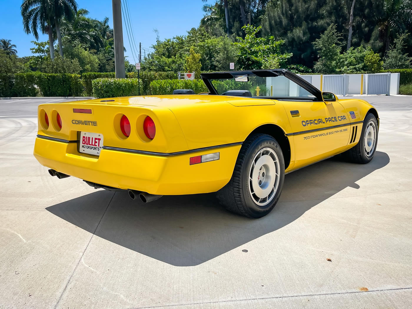 1986 Corvette Convertible in Yellow