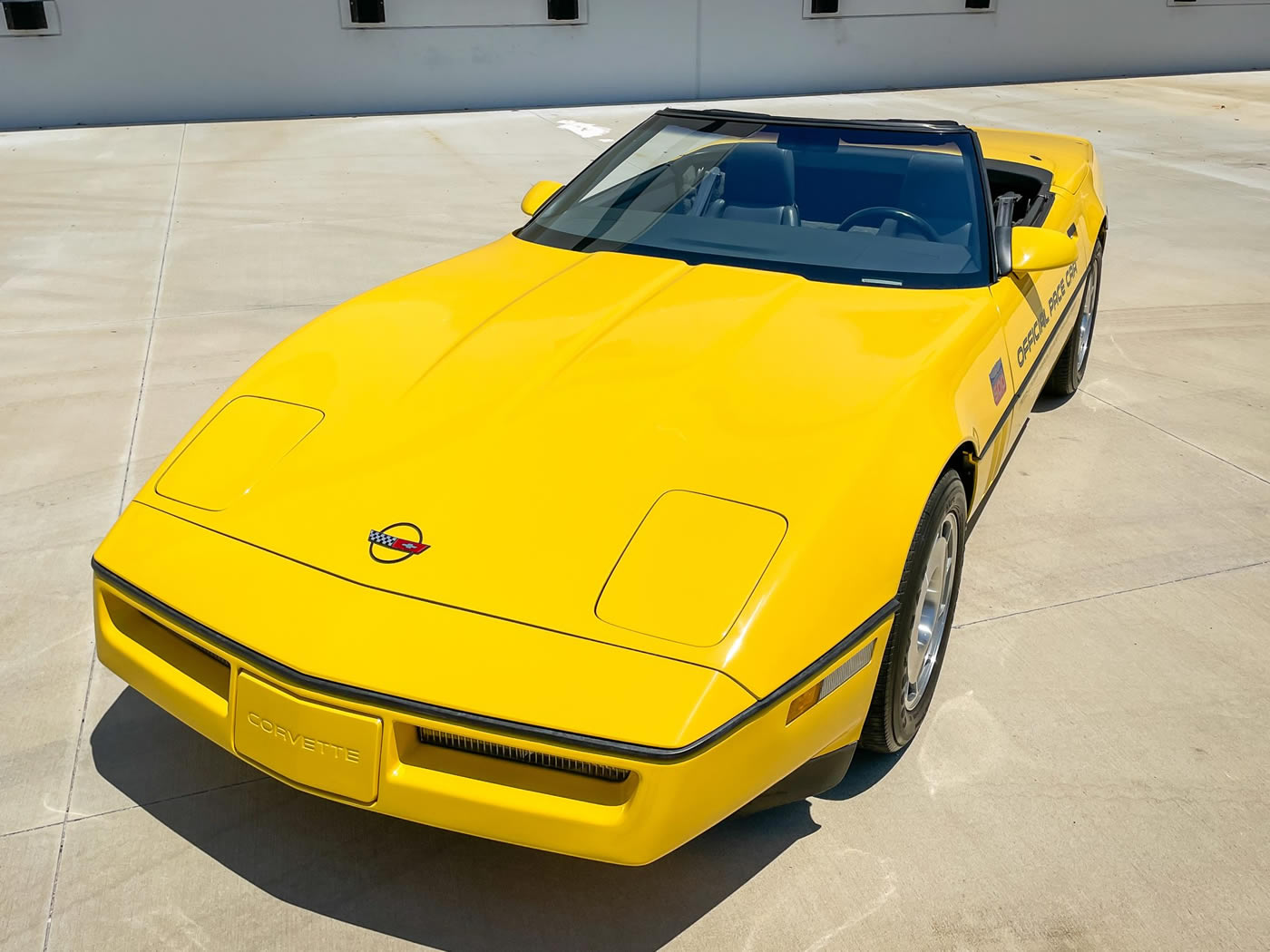 1986 Corvette Convertible in Yellow