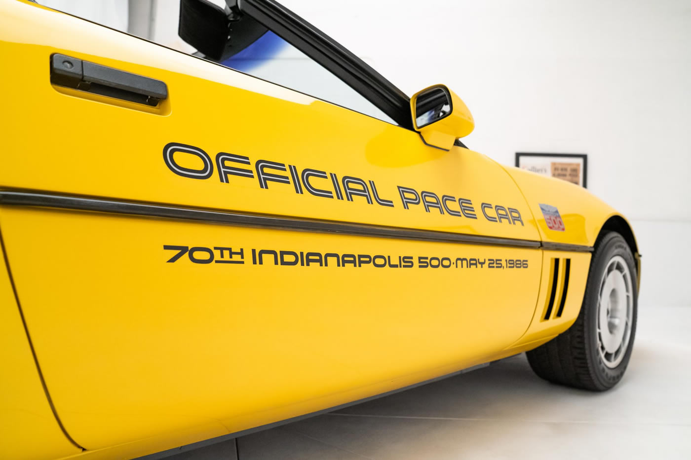 1986 Corvette Convertible in Yellow