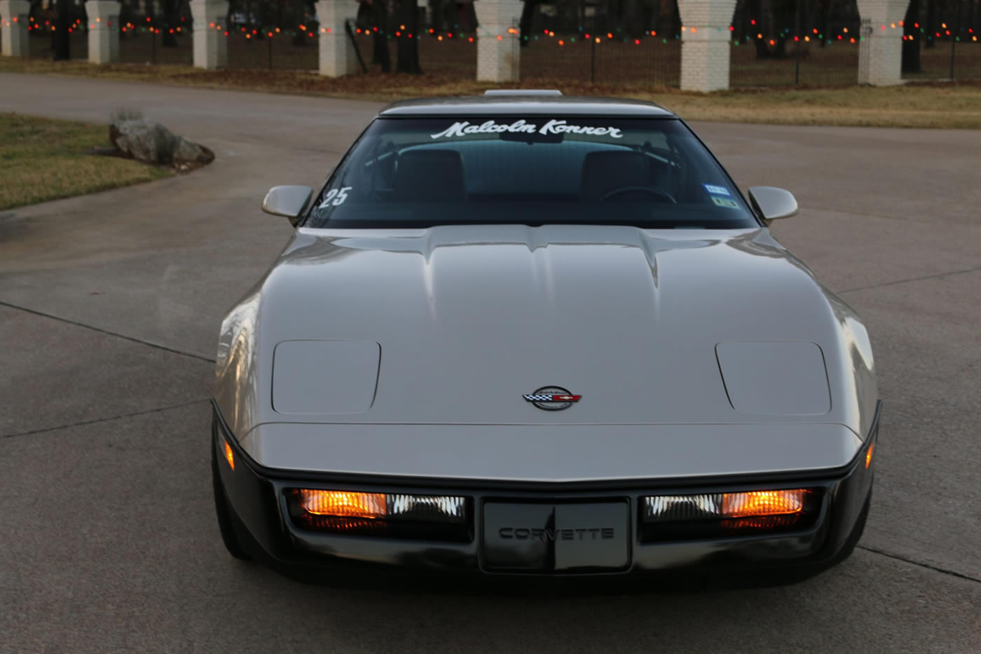 1986 Corvette Malcolm Konner Commemorative Edition - 1G1YY0782G5108293