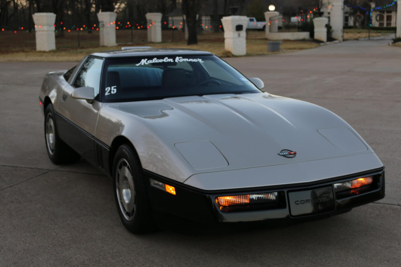 1986 Corvette Malcolm Konner Commemorative Edition - 1G1YY0782G5108293