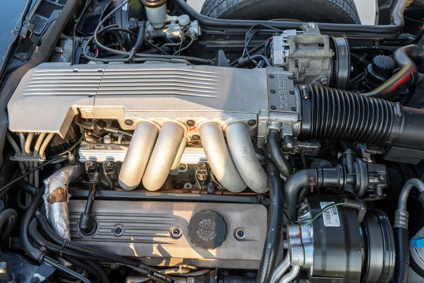 1987 Corvette Convertible in Bright Red