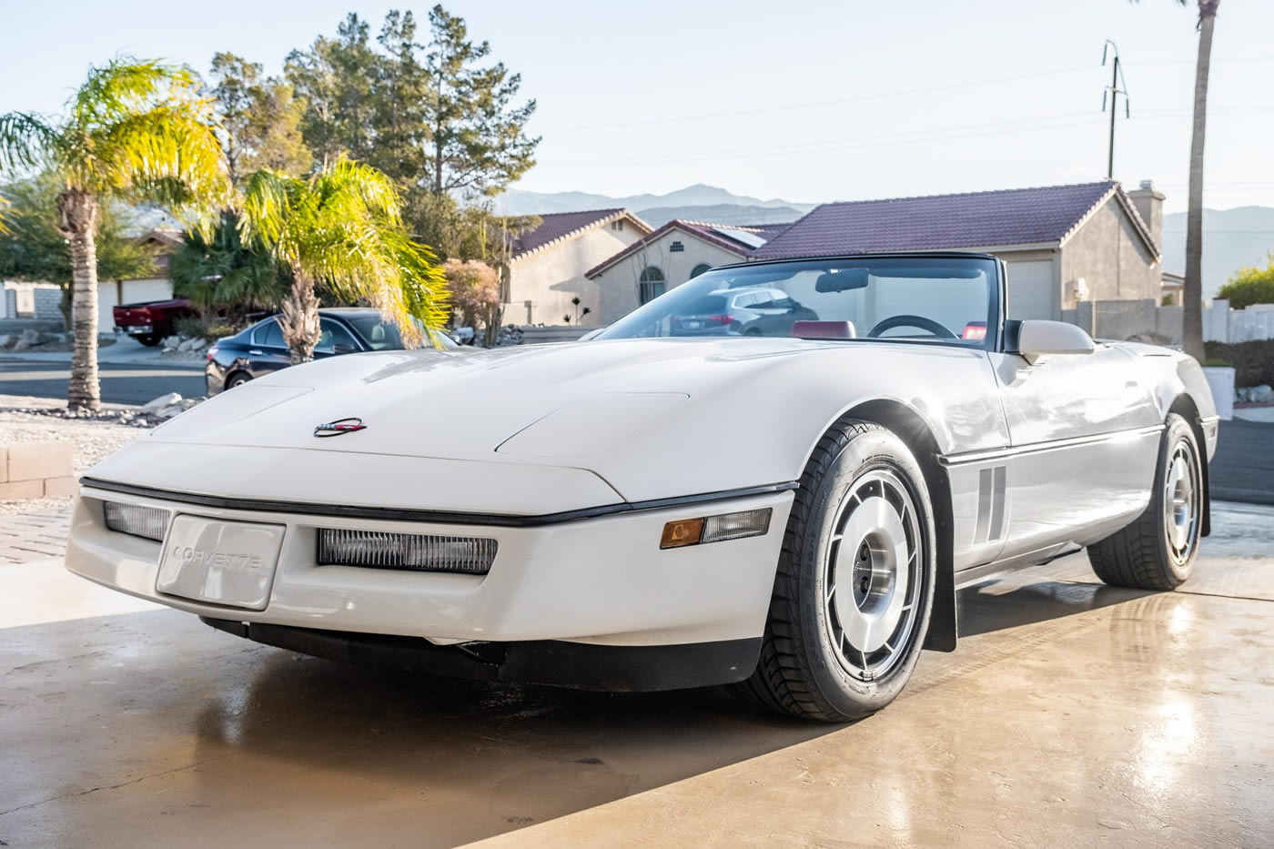 1987 Corvette Convertible in White