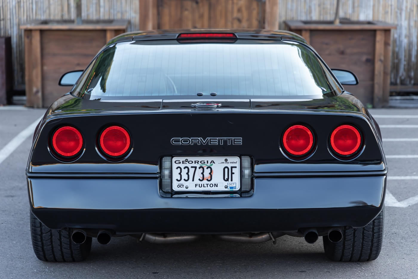 1987 Corvette Coupe in Black