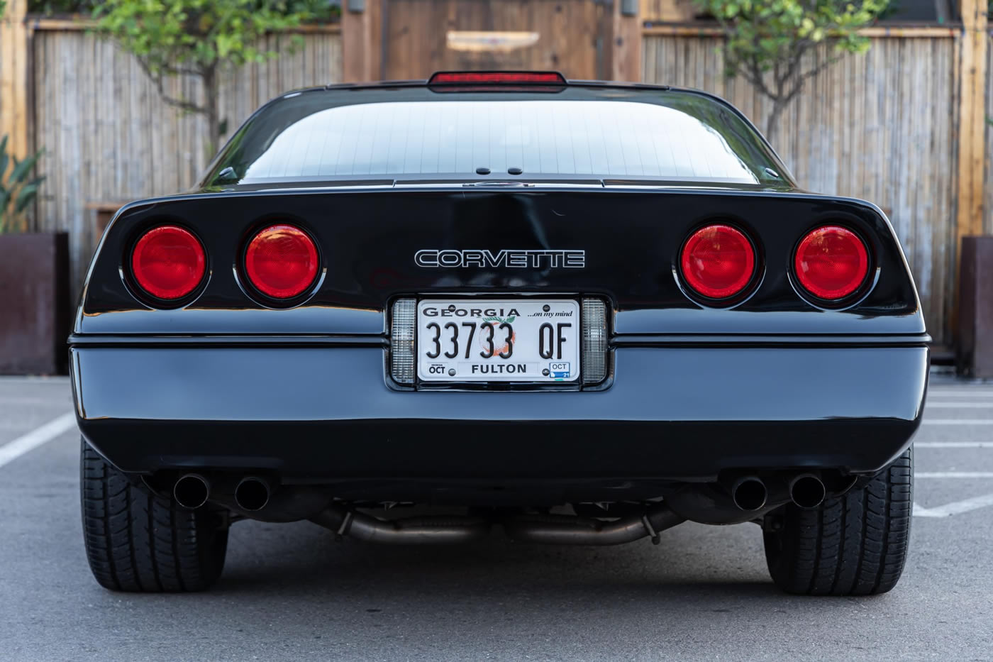 1987 Corvette Coupe in Black