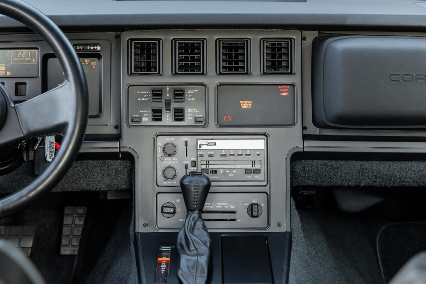 1987 Corvette Coupe in Black