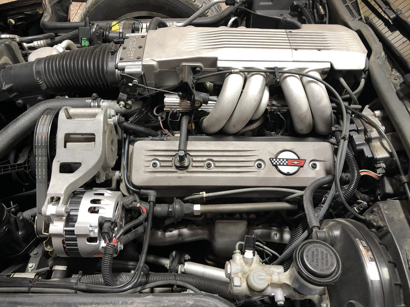 1987 Corvette Coupe in Dark Red Metallic