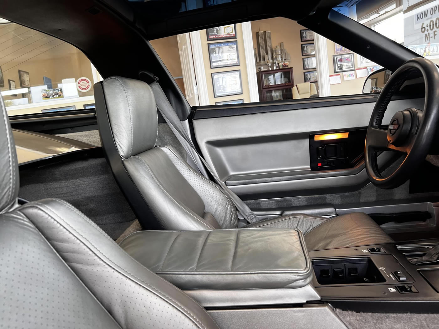 1987 Corvette in Medium Gray Metallic and Black Two-Tone