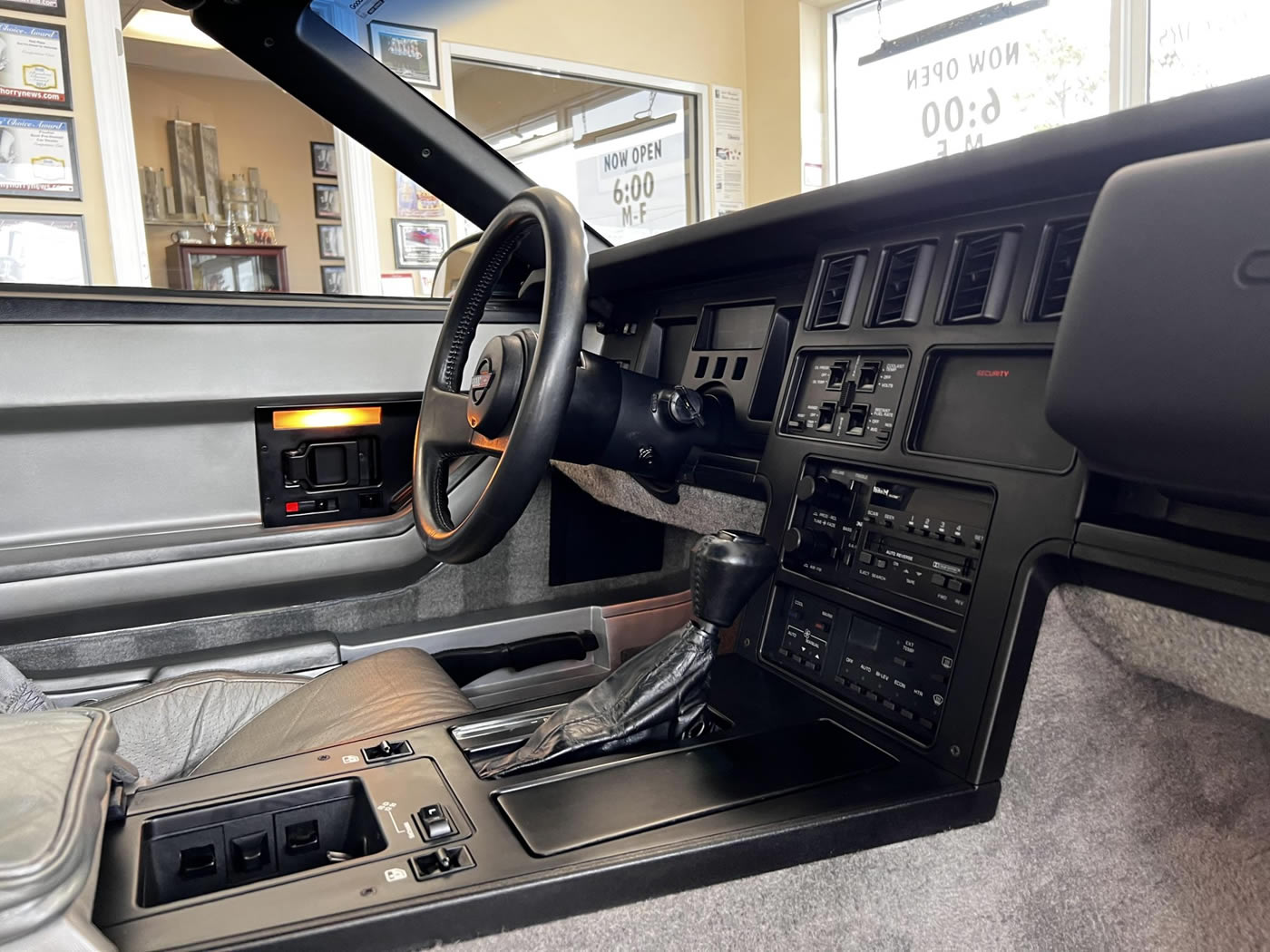 1987 Corvette in Medium Gray Metallic and Black Two-Tone