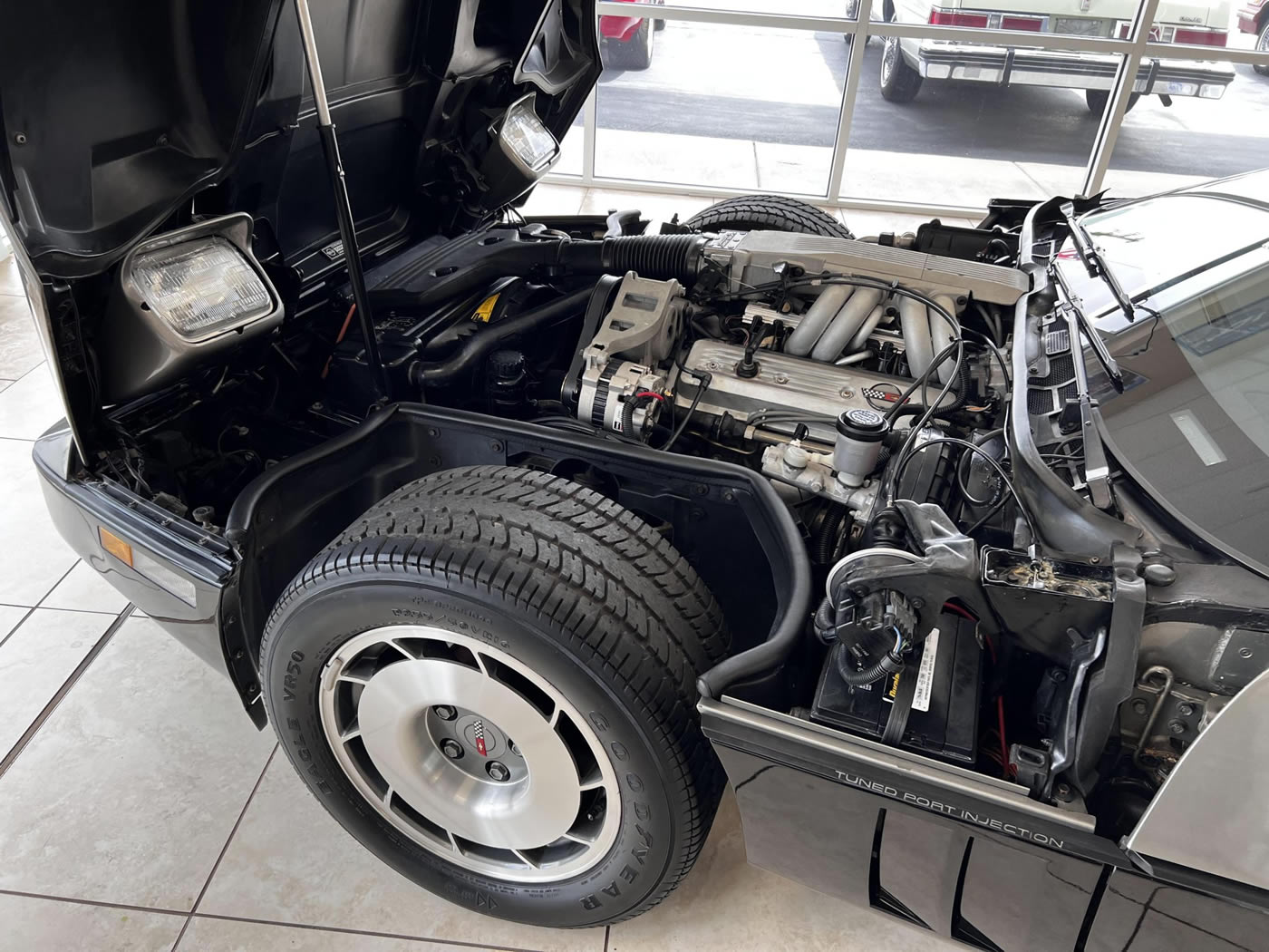 1987 Corvette in Medium Gray Metallic and Black Two-Tone