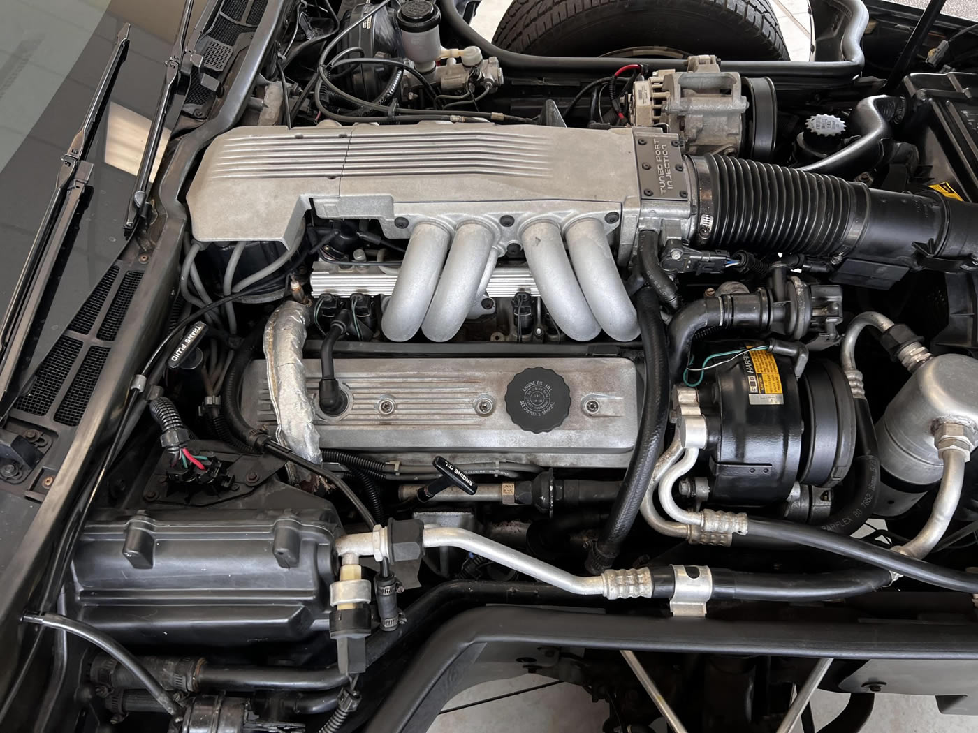 1987 Corvette in Medium Gray Metallic and Black Two-Tone