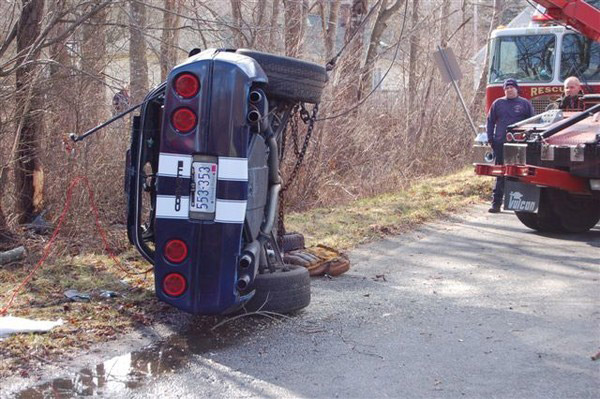 1987 Corvette Lands in a Swamp