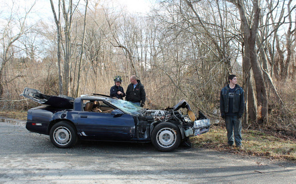 1987 Corvette Lands in a Swamp