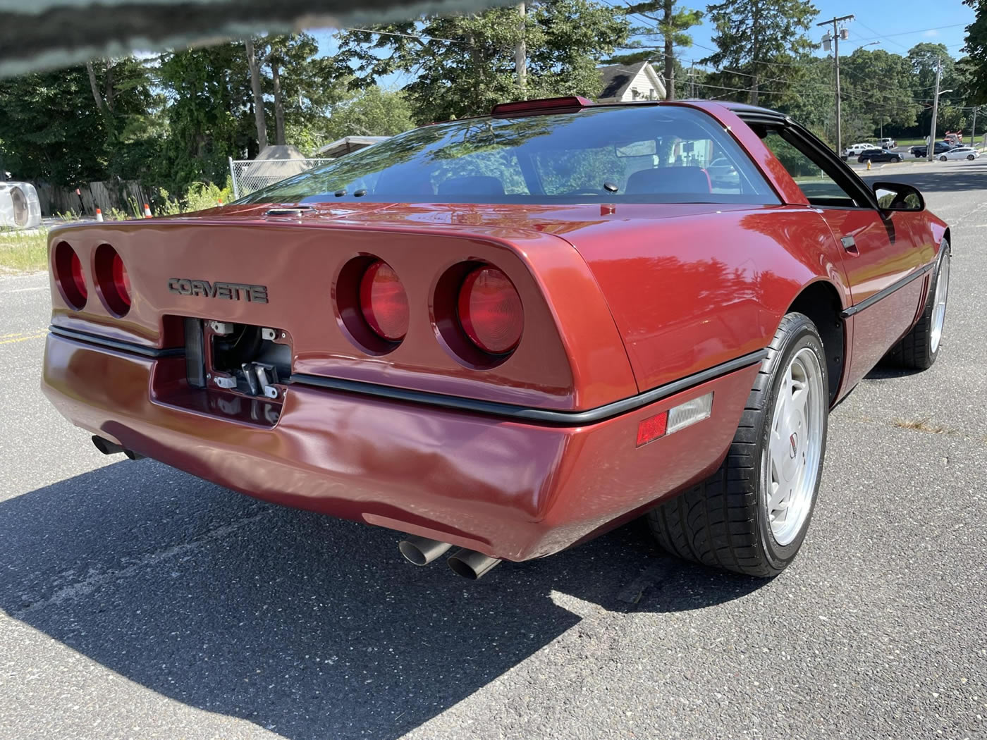 1988 Corvette Coupe in Dark Red Metallic