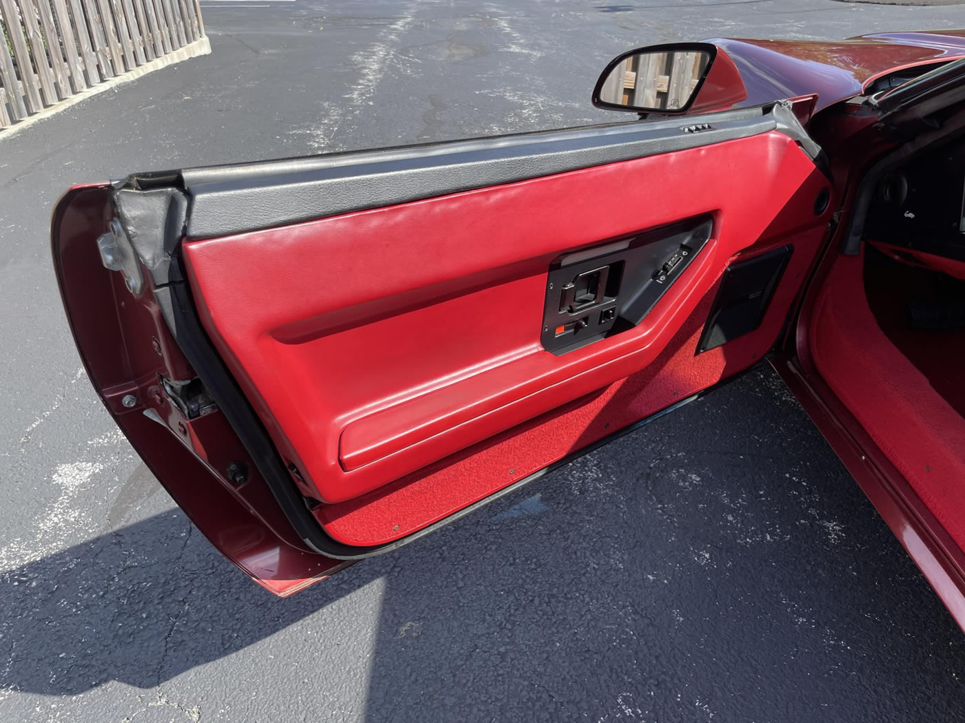 1988 Corvette Coupe in Dark Red Metallic