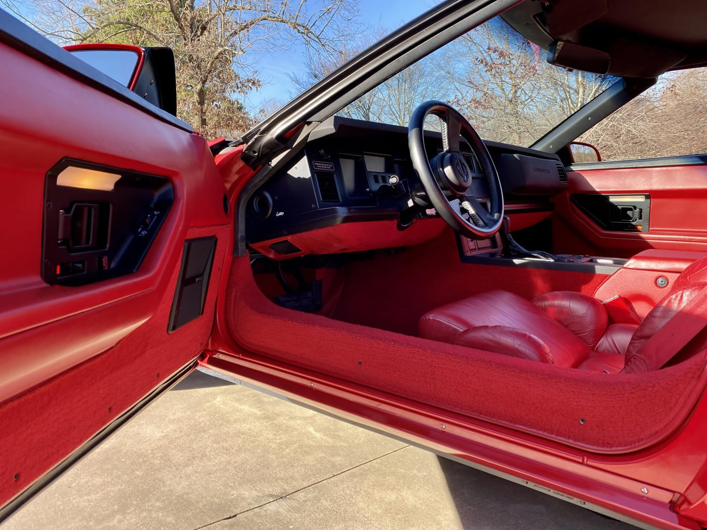 1989 Corvette Callaway Twin Turbo Convertible in Bright Red