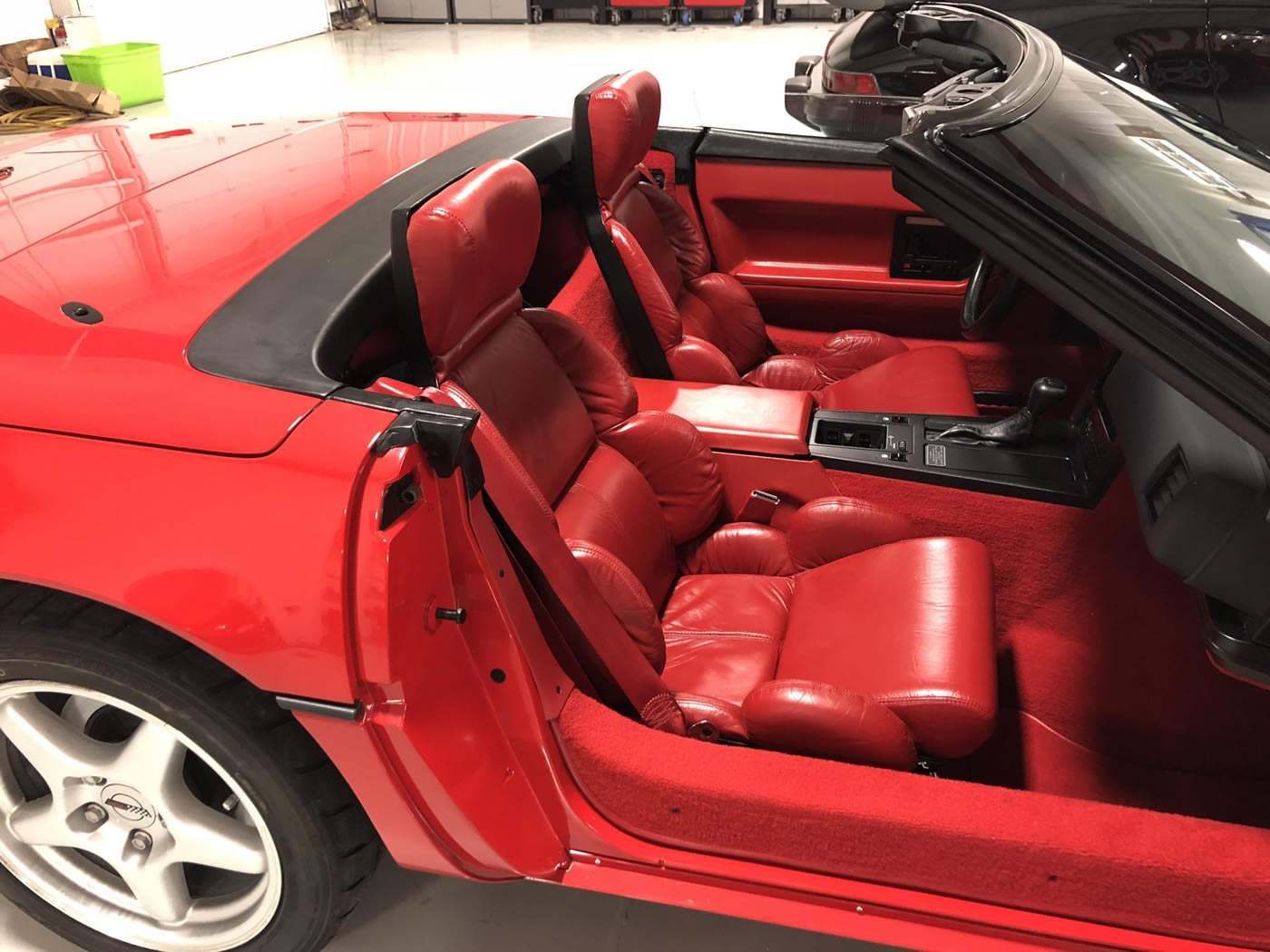 1989 Corvette Callaway Twin Turbo Convertible in Bright Red