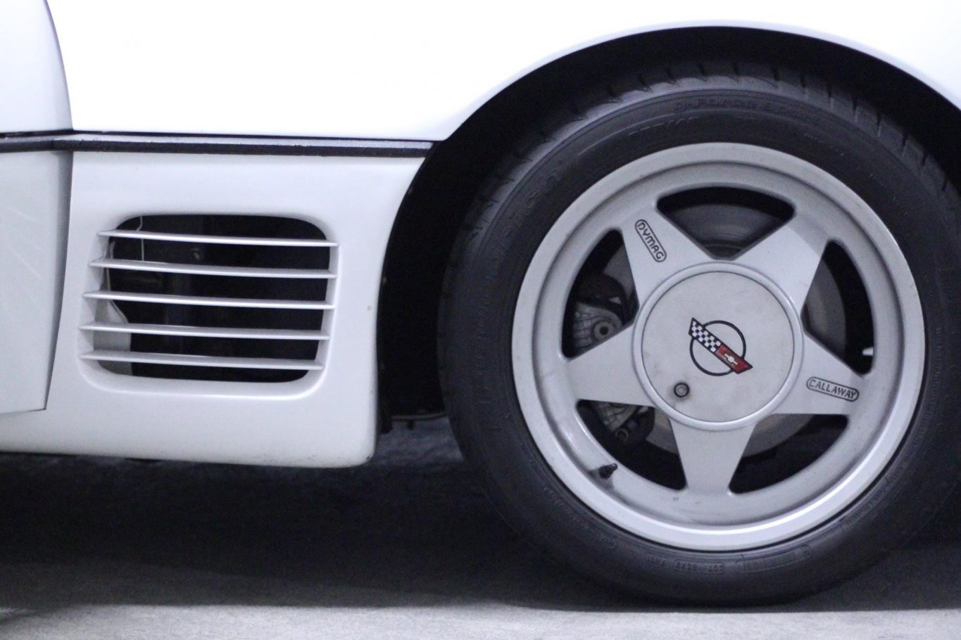 1989 Corvette Callaway Twin Turbo Convertible in White