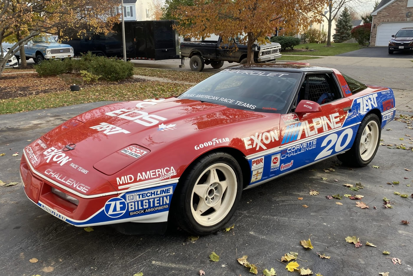 1989 Corvette Challenge Race Car Number 20