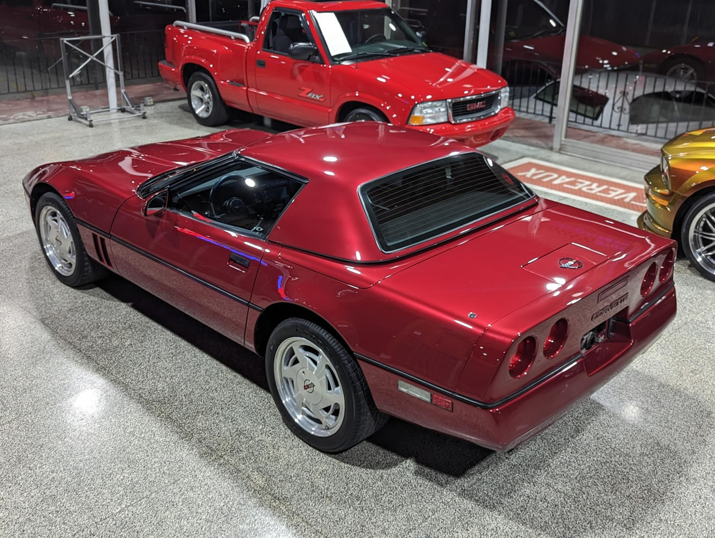 1989 Corvette Convertible in Dark Red Metallic