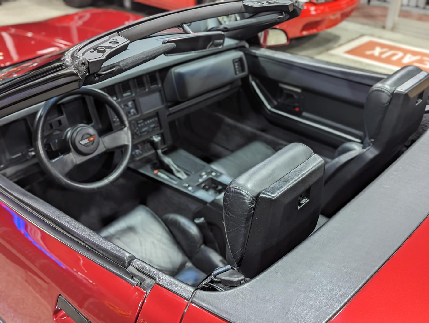 1989 Corvette Convertible in Dark Red Metallic