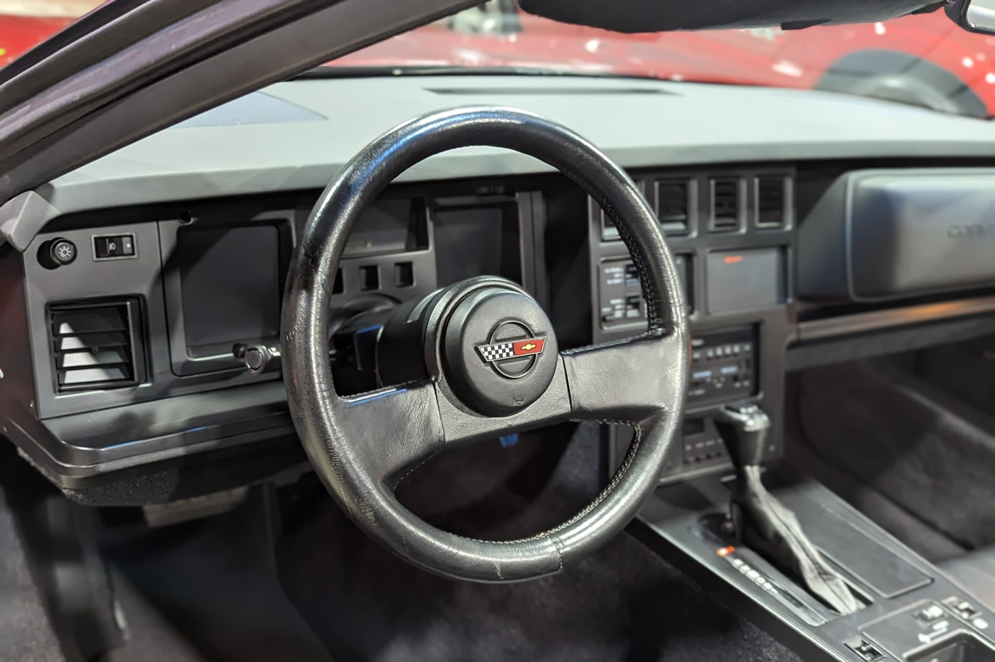 1989 Corvette Convertible in Dark Red Metallic