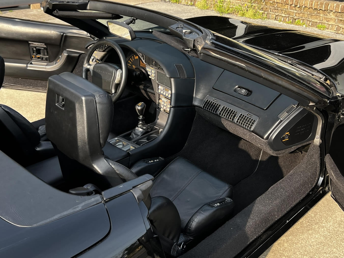 1990 Corvette Convertible in Black