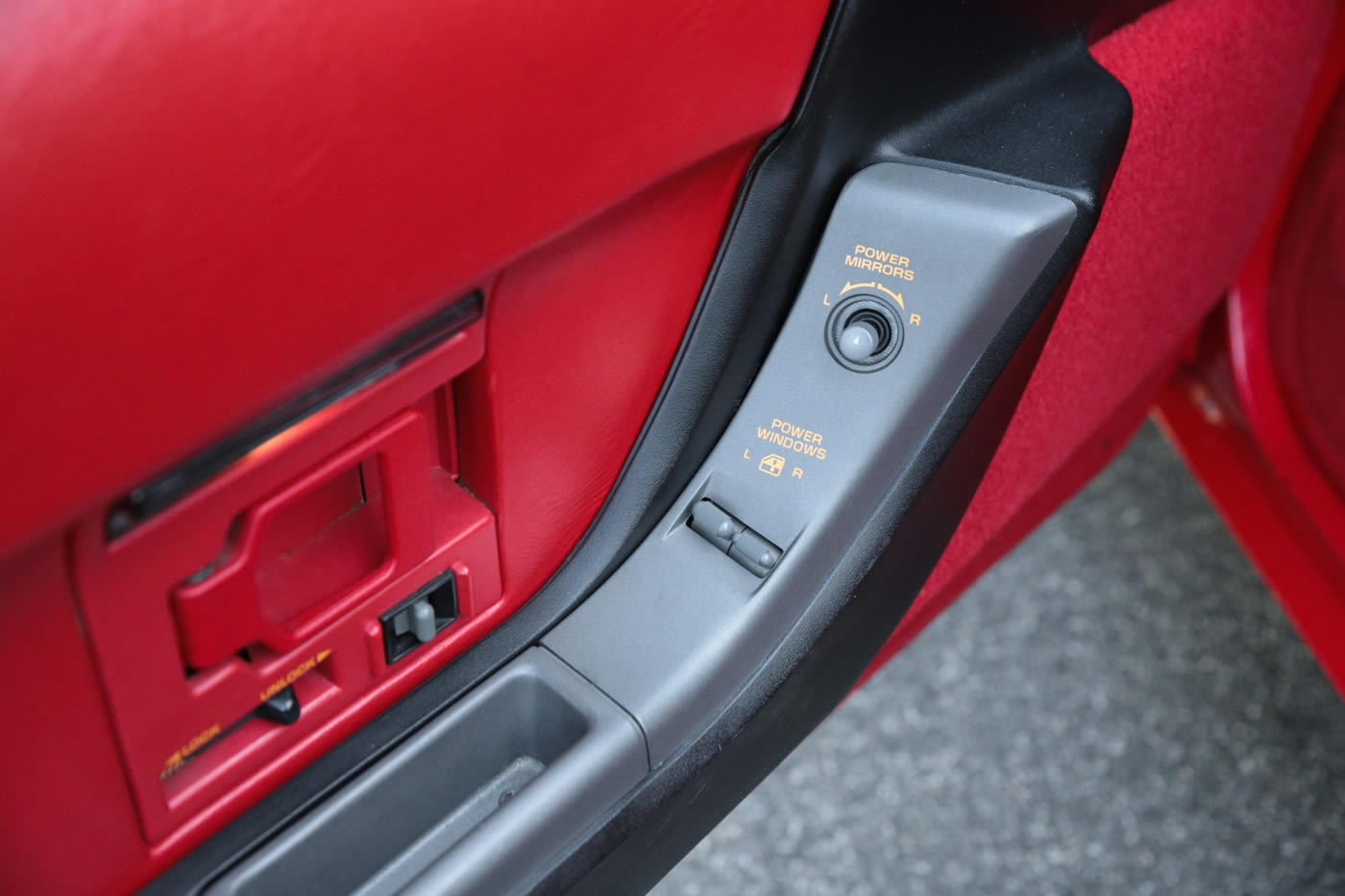 1990 Corvette Coupe in Bright Red