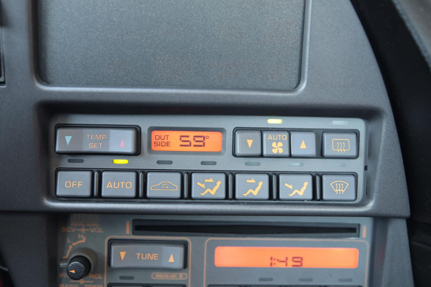 1990 Corvette Coupe in Bright Red