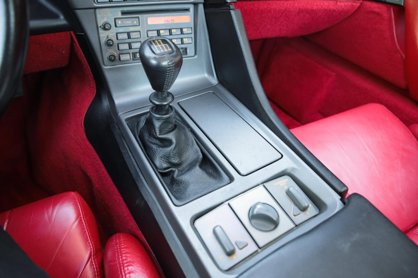 1990 Corvette Coupe in Bright Red
