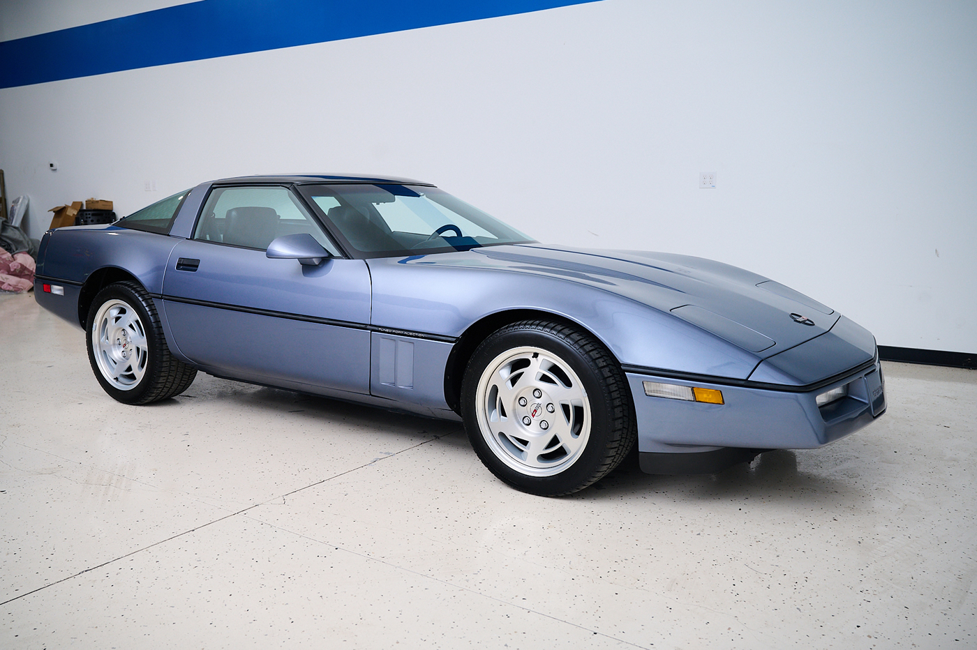 1990 Corvette Coupe in Steel Blue Metallic