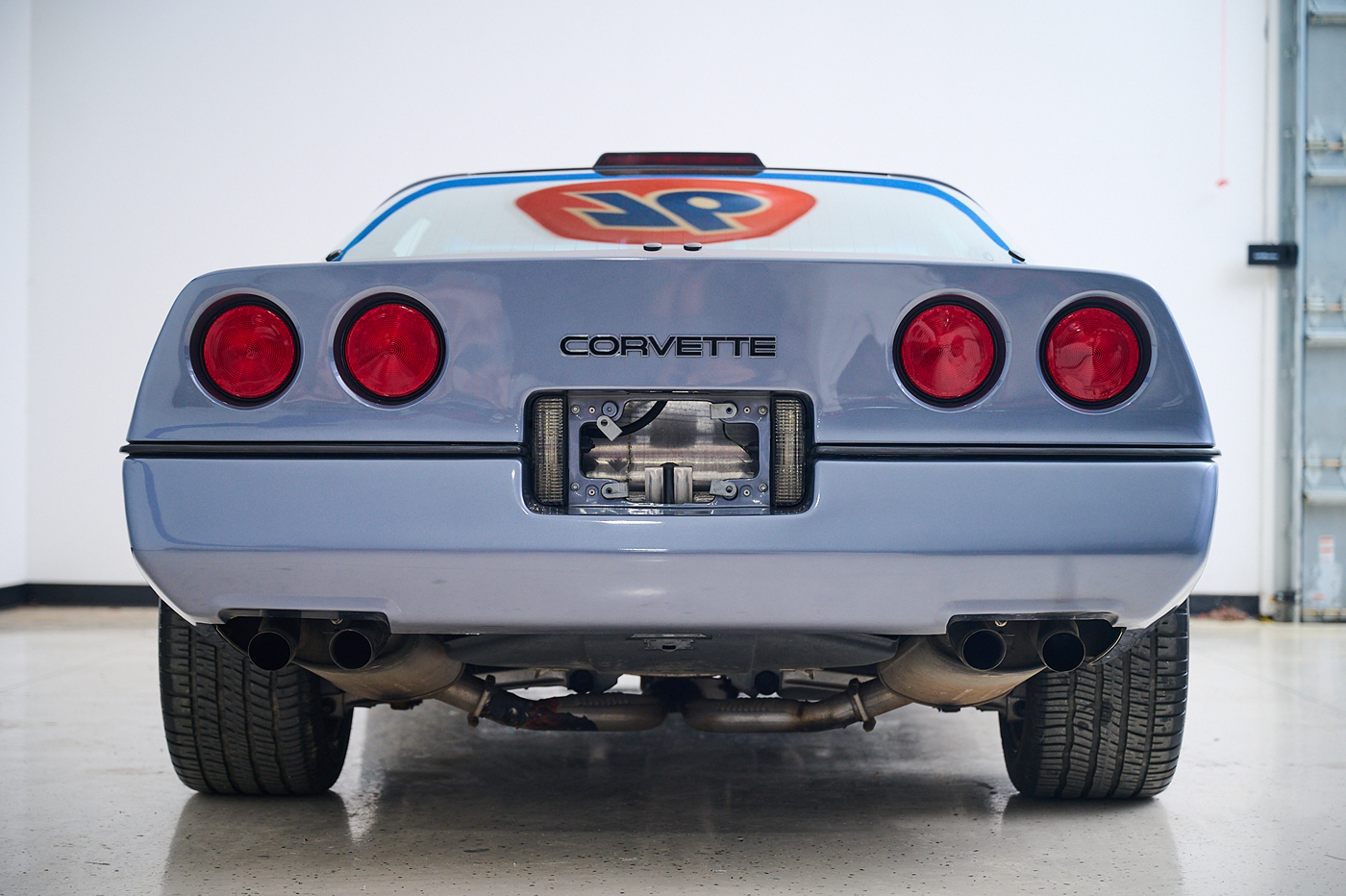 1990 Corvette Coupe in Steel Blue Metallic
