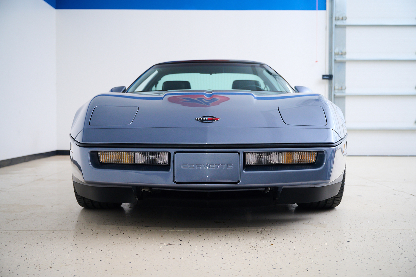 1990 Corvette Coupe in Steel Blue Metallic