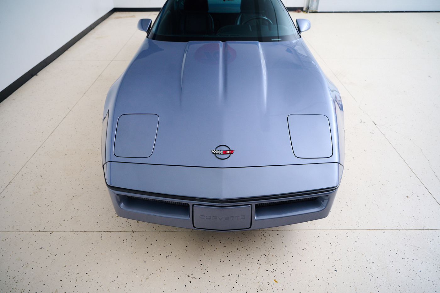 1990 Corvette Coupe in Steel Blue Metallic