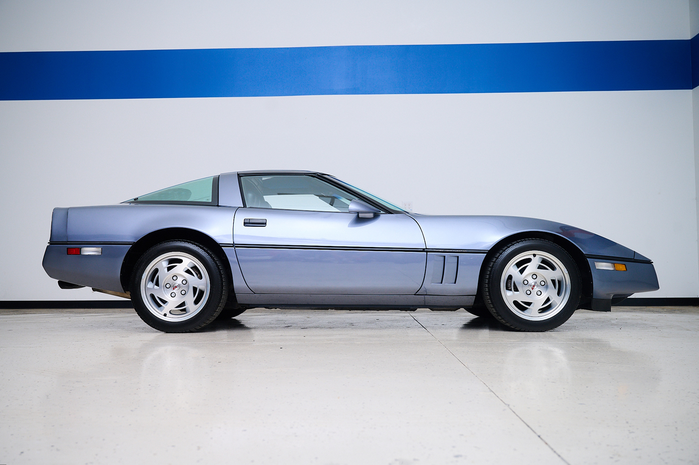 1990 Corvette Coupe in Steel Blue Metallic