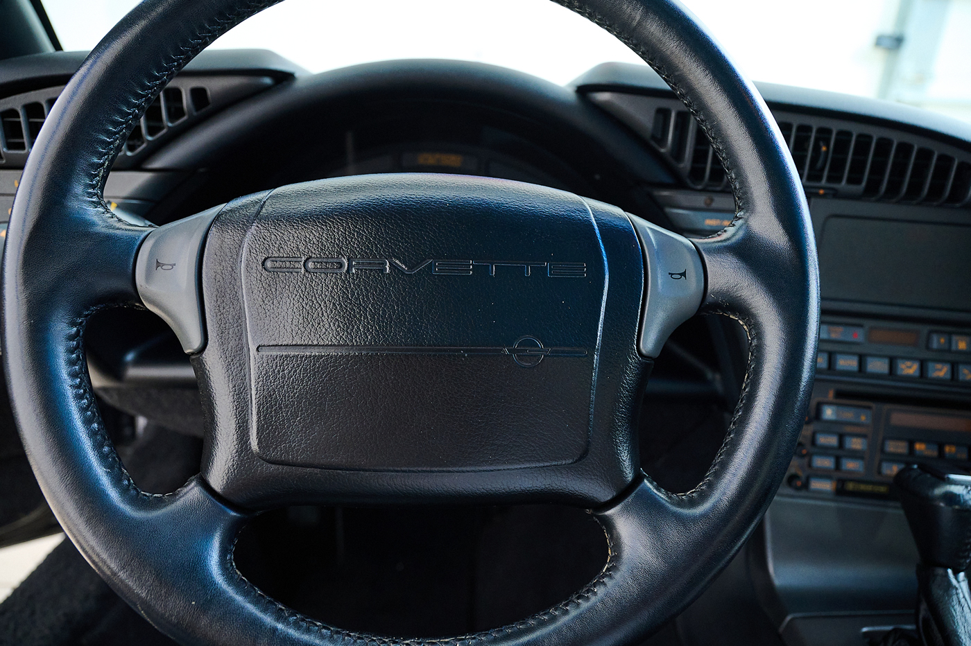 1990 Corvette Coupe in Steel Blue Metallic