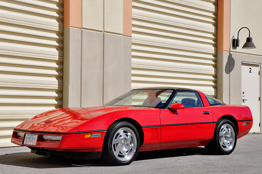 1990 Corvette ZR-1 in Bright Red