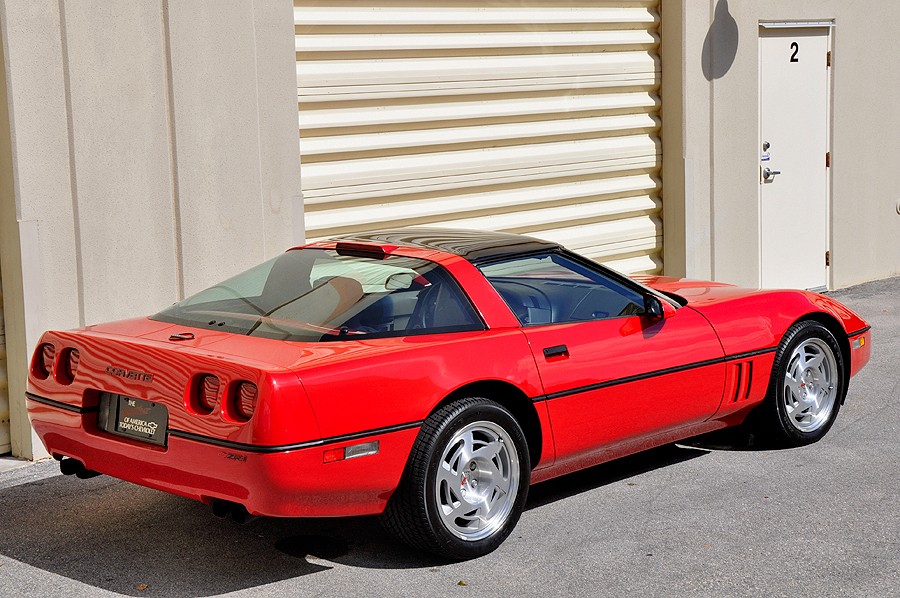 1990 Corvette ZR-1 in Bright Red